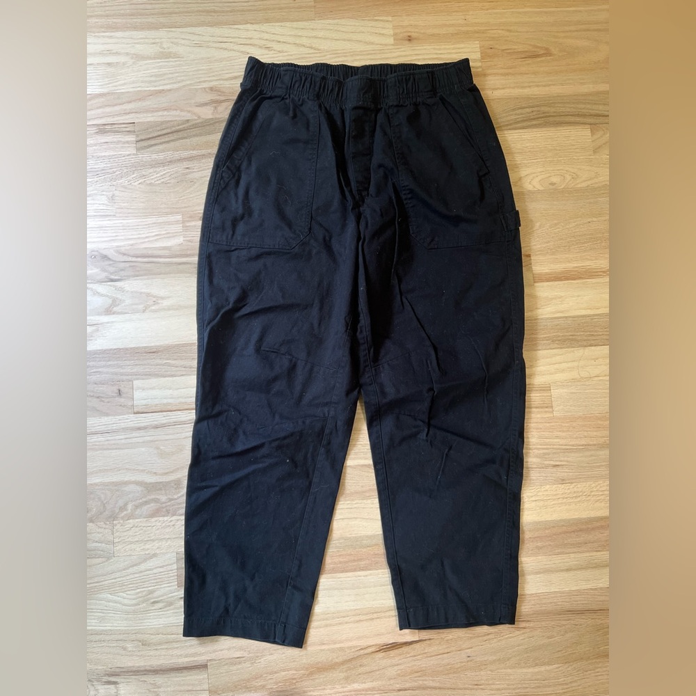 Old Navy Black Straight Leg Pants Relaxed Fit